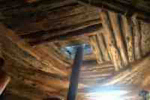photo inside the hogan